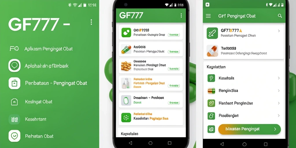 Tampilan antarmuka GF777 yang sederhana dan intuitif.